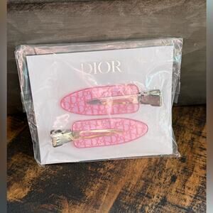 Dior Pink Hair Clips